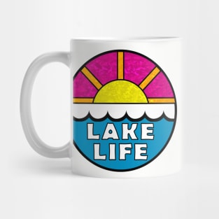 Lake Life Lakes Boating Fishing Outdoors Nature Houseboat Jet Skis Mug